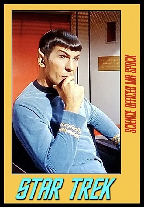 STAR TREK CARDS MR SPOCK