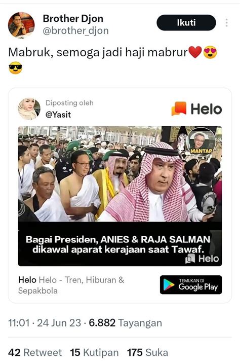 Narkosun On Twitter Anies Dikawal Raja Salman Jadi Inget Rijik Dulu