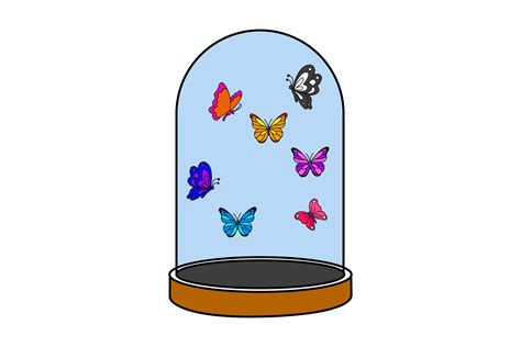 Butterfly in the Container Graphic by lordstudio87 · Creative Fabrica