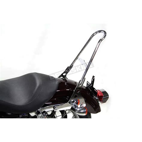 Wyatt Gatling Chrome One Piece Detachable Sissy Bar 50 1507 Dennis Kirk