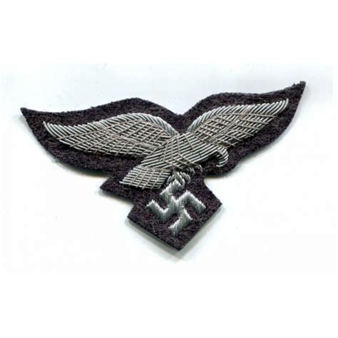 German Luftwaffe Officers Bullion Breast Eagle Insignia Warstuff