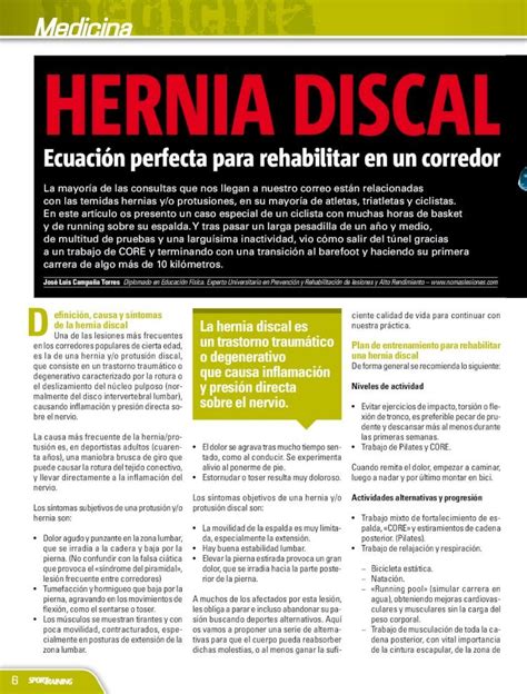 Pdf Medicina Hernia Discal Nomaslesiones Comcon Las Temidas Hernias