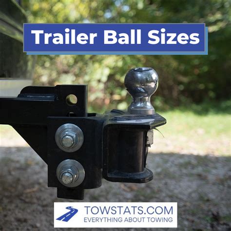 Trailer Ball Sizes: What Size Trailer Hitch Do I Need? - TowStats.com