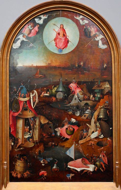 Hieronymus Bosch The Last Judgment Central Panel Arte Medieval