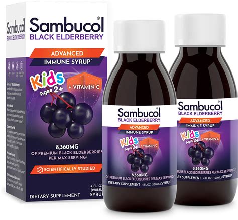 Amazon Sambucol Black Elderberry Syrup Sambucus Elderberry Syrup