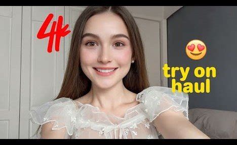 K Transparent Dress Try On Haul See Through Lingerie Fishnet Outfit Try On Haul Bikini Try