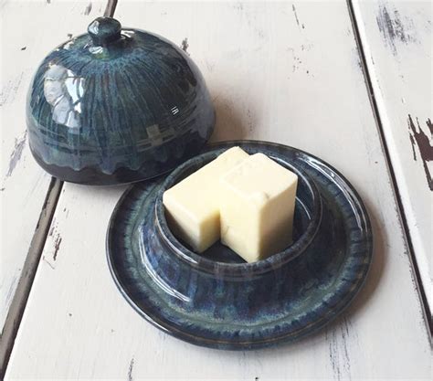 Ceramic Butter Dish In Handmade Pottery Butter Keeper Etsy