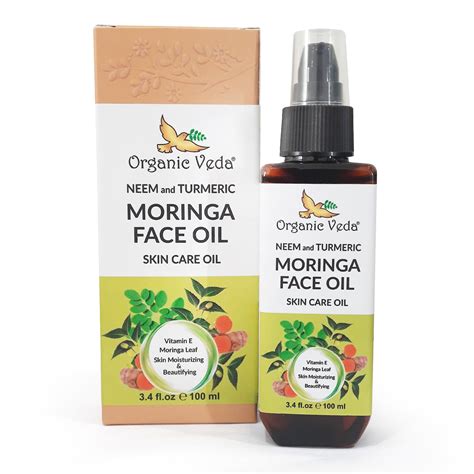 Organic Veda Aceite Facial Antienvejecimiento De Moringa Aceite De