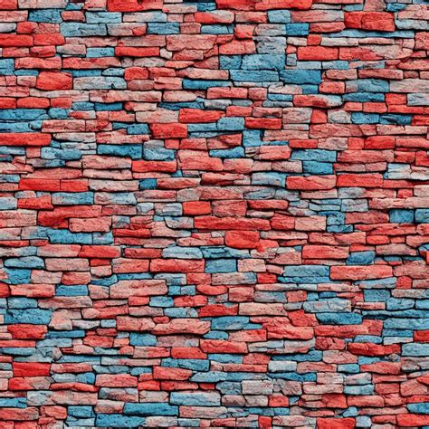 Multicolor Painted Brick Texture Stable Diffusion