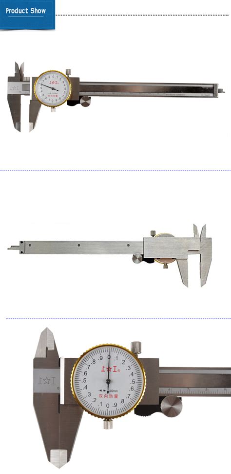 China Manufacture High Precision 0 300mm Stainless Steel Vernier