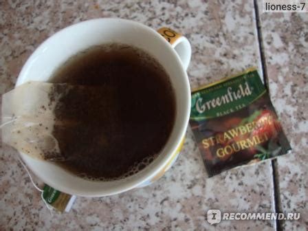 Чай Гринфилд (Greenfield) Strawberry Gourmet черный в пакетиках - «чай ...