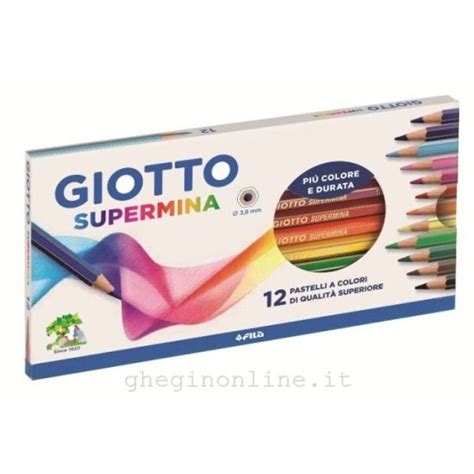 Pastelli Colorati Per Disegno FILA Astuccio 12 Giotto Supermina