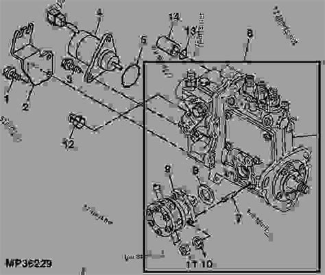 Fuel Injection Pump Tractor Compact Utility John Deere 2305 Tractor Compact Utility 2305