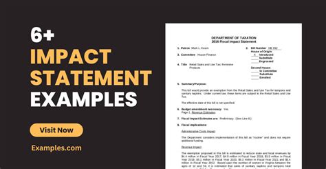 Impact Statement 6 Examples Format How To Write Pdf