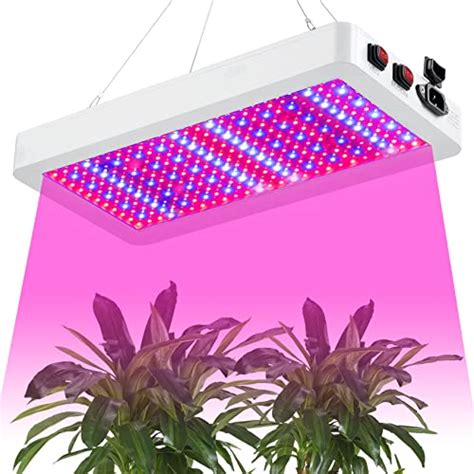 Serwing Led W Grow Light Full Spectrum Plant Grow Light With Veg