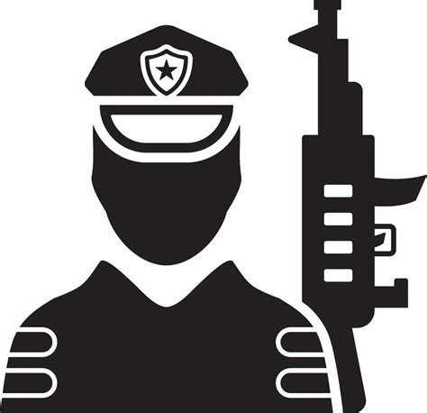 Police Vector Icon 27960846 Vector Art At Vecteezy