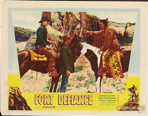 Fort Defiance - Lobby card | Fort defiance, Lobby cards, Defiance