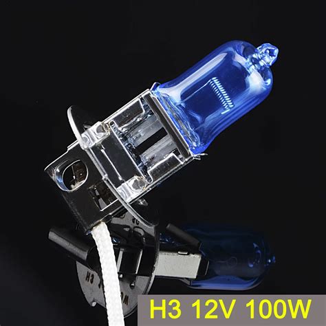SINOVCLE-H3-Halogen-Bulb-12V-100W-Xenon-Dark-Blue-2200Lm-5000K ...