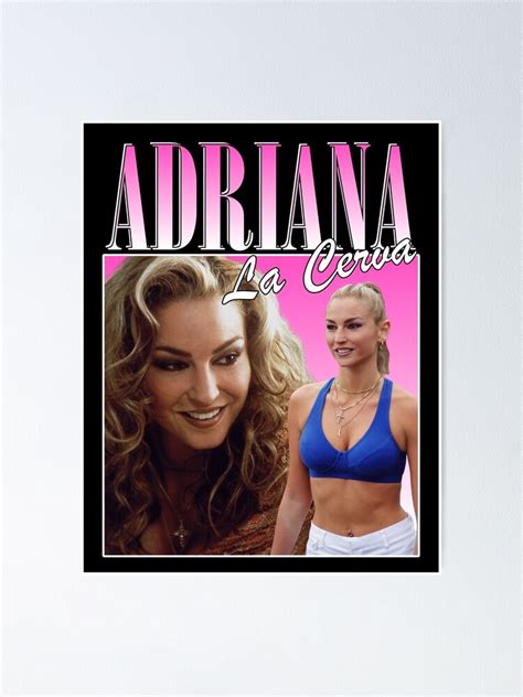 Adriana La Cerva Retro Design Sopranos Poster For Sale By Jacquesi97