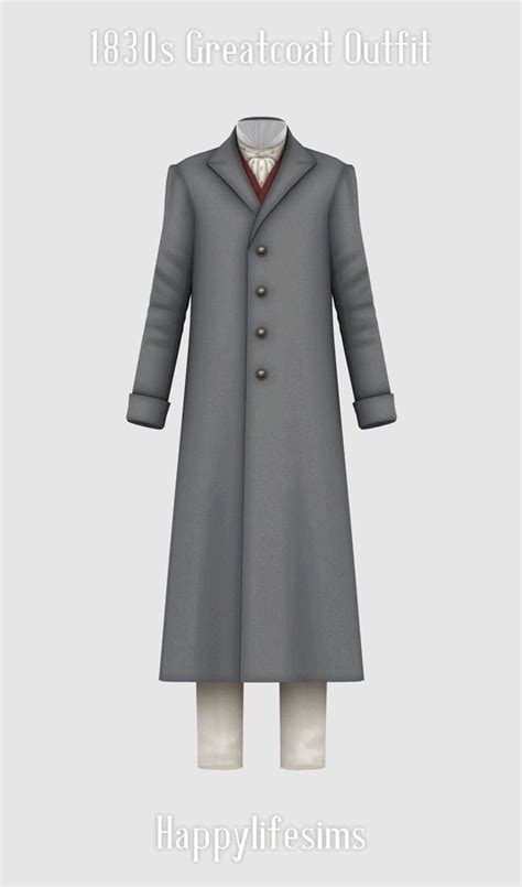 Lonelyboy Ts S Greatcoat Outfit Happylifesims Koonam In