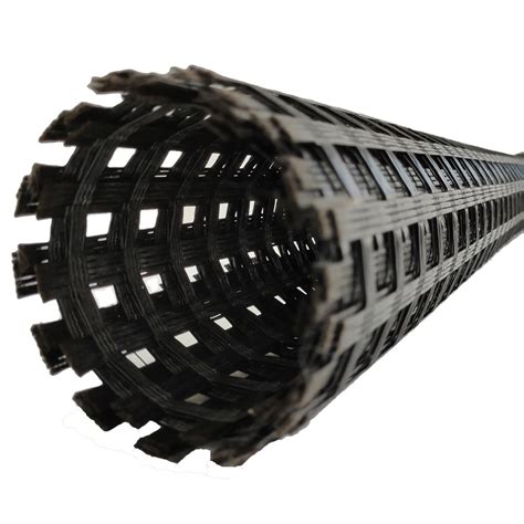 Road Reinforcement Coated Fiberglass Glassfiber Geogrids For Road