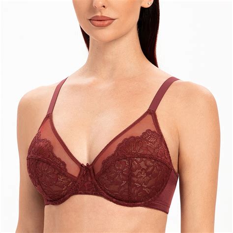 Meleneca Womens Full Coverage No Padding Plus Size Minimizer Underwire Bra