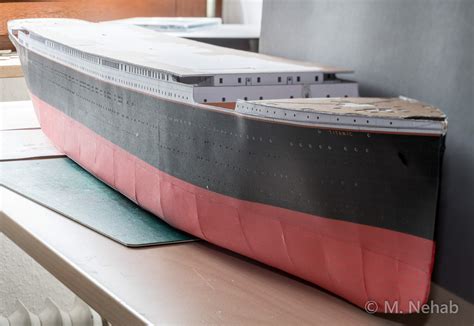 Titanic 1 200 Fly Modell Construction Reports Kartonbau De