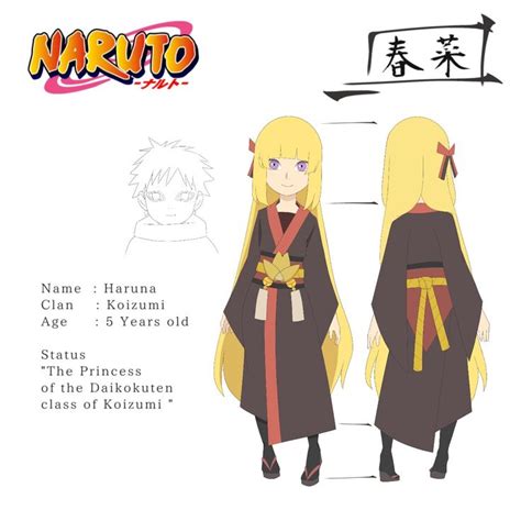 Haruna Koizumi Naruto Shippuden Characters Anime Ninja Naruto