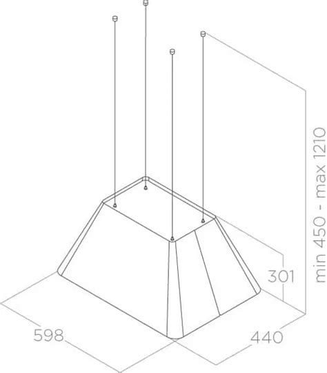 Cappa Cucina Filtrante Isola 60 Cm Elica IKONA L BL MAT F 60 Prezzo In