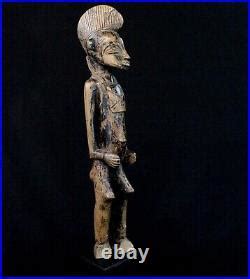 Art Africain Tribal Ancienne Statue Senoufo Senufo Sur Socle En Bois 45