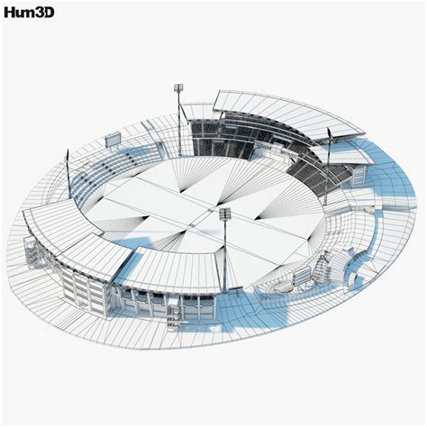 Sir Vivian Richards Stadium 3D model - Download Stadium on 3DModels.org