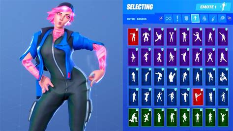 🔥 Fortnite Nitebeam Outfit Showcase With All Dances And Emotes Youtube