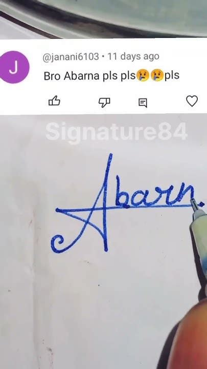 Comment Your Name Signature ️ Stayles Abarna Trending Signature84