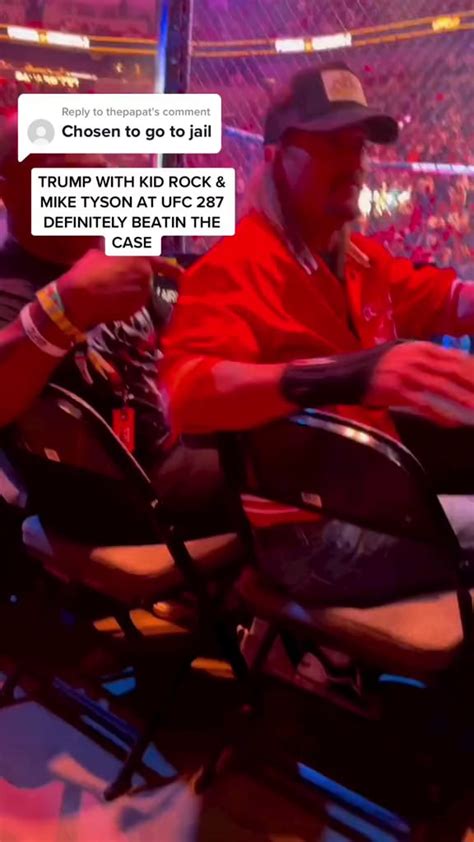 Trump With Kid Rock & Mike Tyson At UFC 287 : r/TheDonaldTrump2024