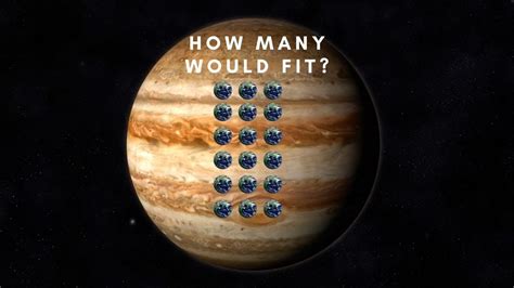 How Many Earths Can Fit Inside Jupiter Shorts Youtube