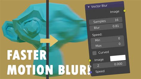 Add Motion Blur In The Compositor Blender Quick Tip Youtube