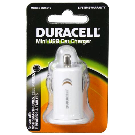 Duracell Du1619 Mini Usb Car Charger