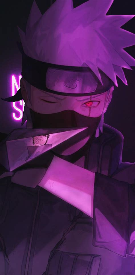 Kakashi Purple Wallpapers Wallpaper Cave