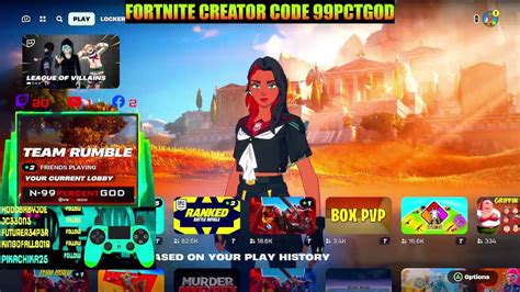 USE FORTNITE CREATOR CODE 99PCTGOD Sponsored Fortnite Squads Battle