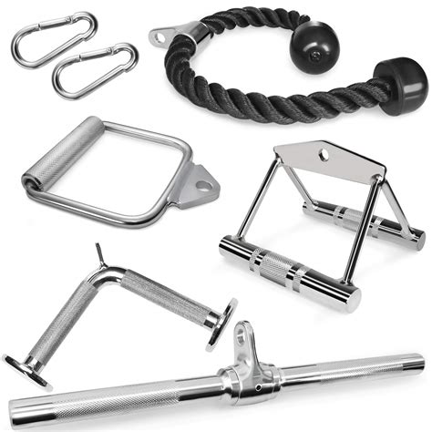 J Bryant Fitness Metal Gym Handles For Cable Machine Attachment Heavy Duty Aluminum Alloy Handle