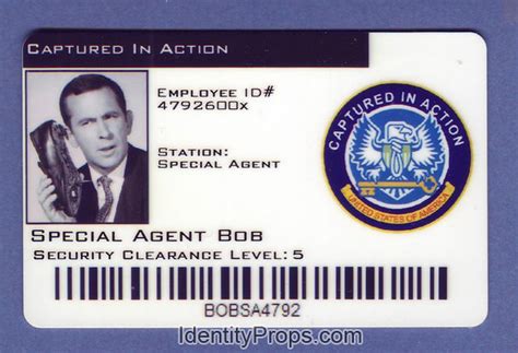 Cia Id Card | Template Collections