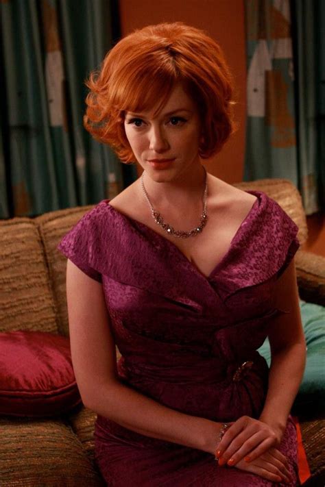 Christina Hendricks As Joan Holloway Harris In The Tv Series Mad Men Mad Men Fashion Mad Men