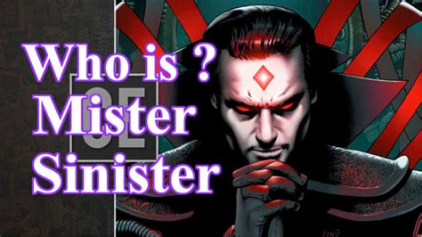 Mister Sinister – Comics Explained – WORLD POP NEWS