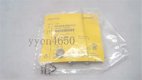 1PC NEW TURCK Ni4U EG08 AP6X V1131 INDUCTIVE PROXIMITY SENSOR EBay