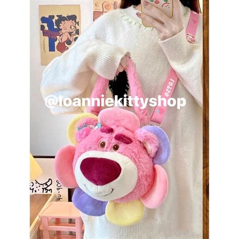 CÓ SẴN CHÍNH HÃNG DISNEY mẫu túi xách gấu dâu LOTSO hot trend thời trang MixASale