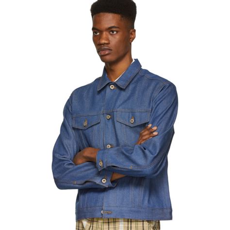 Naked And Famous Denim Blue Selvedge Denim Classic Fit Jacket Naked And Famous Denim
