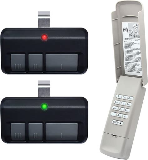 877max Garage Door Keypad With 2 Pack 893max 953estd 3button Remote