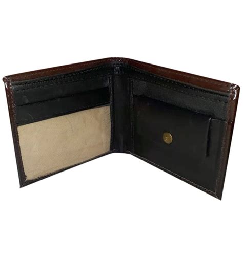 Black Men Bifold Leather Wallet Card Slots 2 At Rs 95 In New Delhi