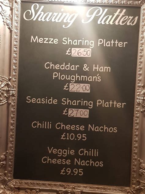 Menu at The Oddfellows Arms pub & bar, Harpenden