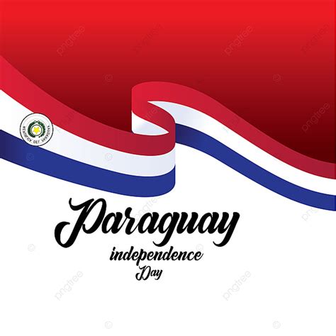 Ilustración Vectorial De Un Fondo Para Paraguay Feliz Día De La